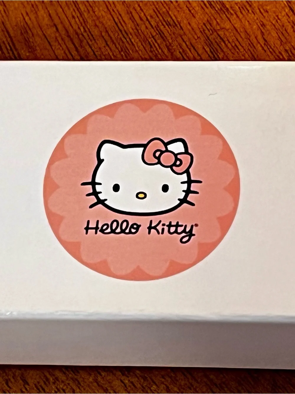 Brand New Hello Kitty Pink and White Women's Watch with rhinestone face.